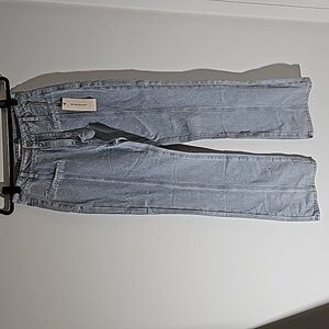 Blue Velvet blue jeans. Flair, high rise.  STARS‎ on butt. Size small.  NWT.